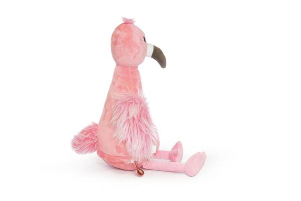 Flamingo Kuscheltier mit Name bestickt